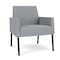 Lesro Mystic Lounge Reception Guest Chair, Black, RS Fog Upholstery ML1101 - alternate 1